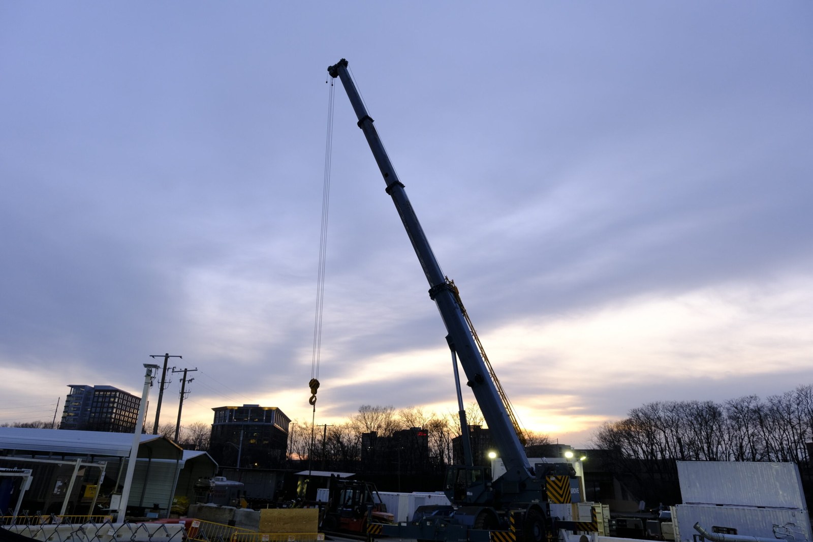 Chantier de The Boring Company à Nashville pour le Music City Loop